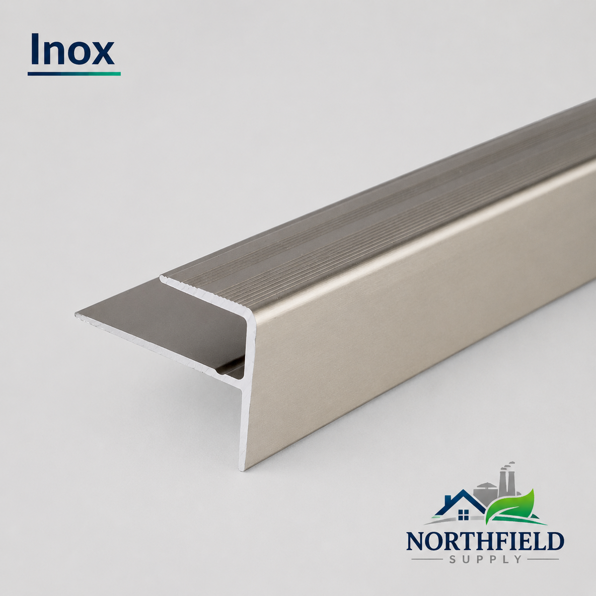 Aluminium Stair Nosing Edge Trim 900mm Step Edging for Laminate Carpet 16x23x8mm