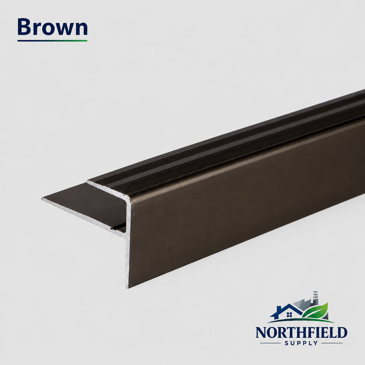 Aluminium Stair Nosing Edge Trim 900mm Step Edging for Laminate Carpet 16x23x8mm