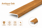 PVC Laminate Floor Edging End Profile 1M Threshold Bar Door Trim Floor Strip