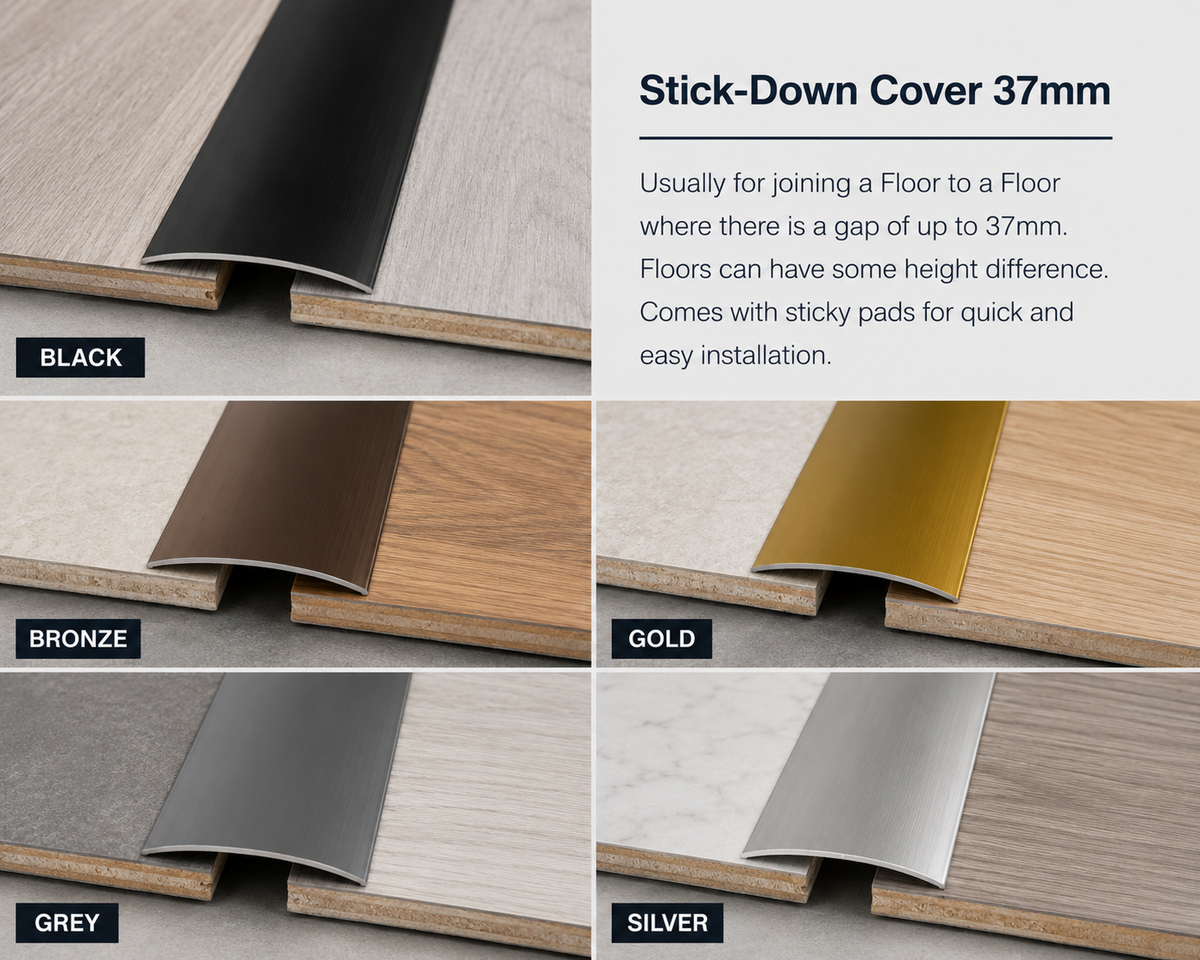 Flooring Edge Strip Trim Metal Door Bar Vinyl Tile Laminate Carpet Threshold