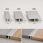 Aluminium T Bar Door Threshold Trim 2.5M Floor Transition Tile Laminate Profile