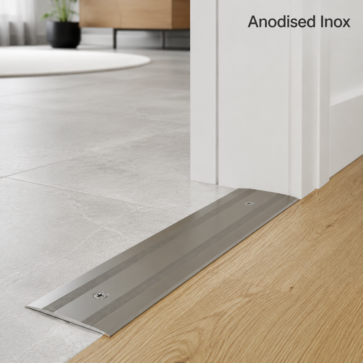 Aluminium Door Threshold Floor Trim 35mm Cover Strip Laminate Tile Bar A08