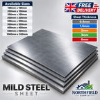 Mild Steel Sheet Plate Metal Cut to Size 0.8mm-6mm Thick DIY Welding Fabrication