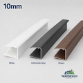 uPVC Polycarbonate Sheet End Closure Drip Trim 1m Conservatory Roof Glazing
