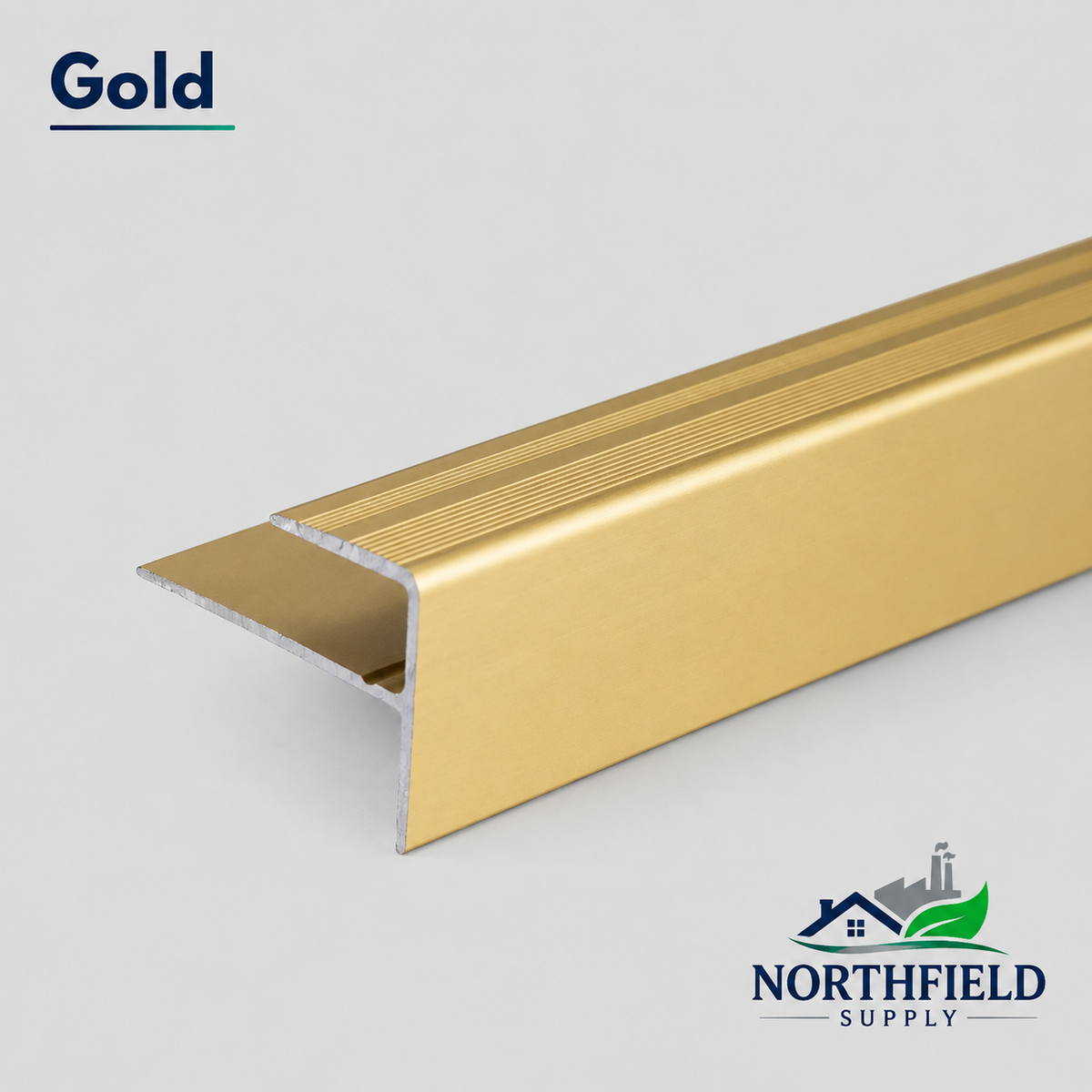 Aluminium Stair Nosing Edge Trim 900mm Step Edging for Laminate Carpet 16x23x8mm