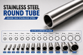 Stainless Steel 304 Round Tube Pipe 1 Metre Length Various Sizes Metal Tubing
