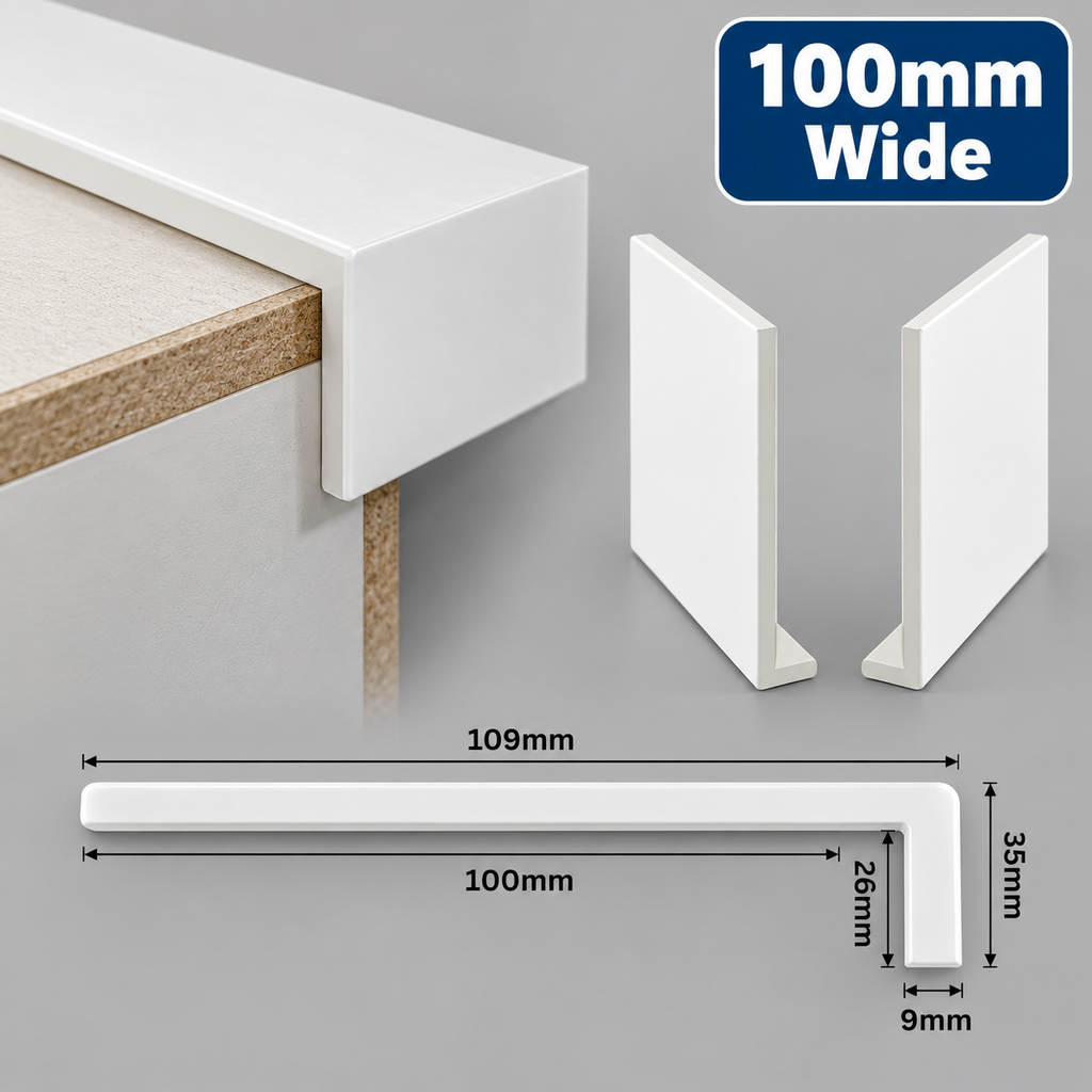 uPVC Window Sill Cover Board Plastic Cill Capping Trim 1m Renovation Profile
