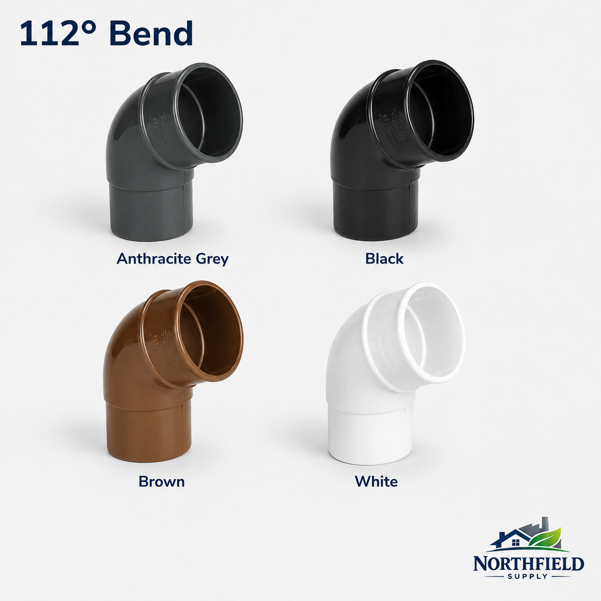 68mm Round UPVC Downpipe Gutter Fittings Rainwater Drainage Parts Floplast