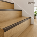 Anodised Aluminium Anti-Slip Stair Nosing Edge Trim A30 900 x 19.5x20mm