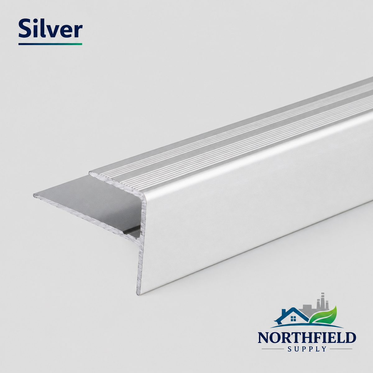 Aluminium Stair Nosing Edge Trim 900mm Step Edging for Laminate Carpet 16x23x8mm