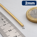 Brass Round Bar Rod CZ121 Solid Brass 2mm 3mm 4mm 5mm 6mm 8mm 10mm 12mm-20mm