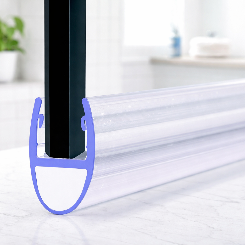 Shower Screen Rubber Bath Seal Door Strip Glass 4 -10mm Gap 7-23mm 900mm Long UK