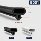 uPVC Window Door Gasket Seal Rubber Bubble Flipper Double Glazing Draught Seal