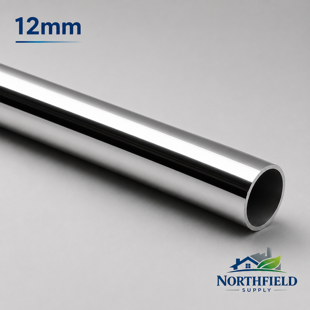 Aluminium Round Tube Pipe 1M 39.37 inches Hollow Metal Tubing Various Sizes