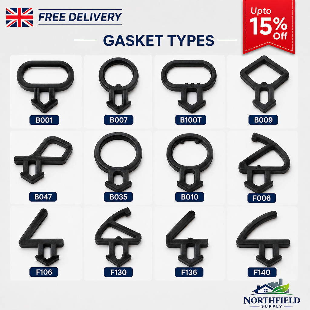 uPVC Window Door Gasket Seal Rubber Bubble Flipper Double Glazing Draught Seal