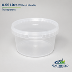 Plastic Buckets Tubs Tamper Evident Lids White Transparent 0.5L 1L 3L 5L 10L 25L