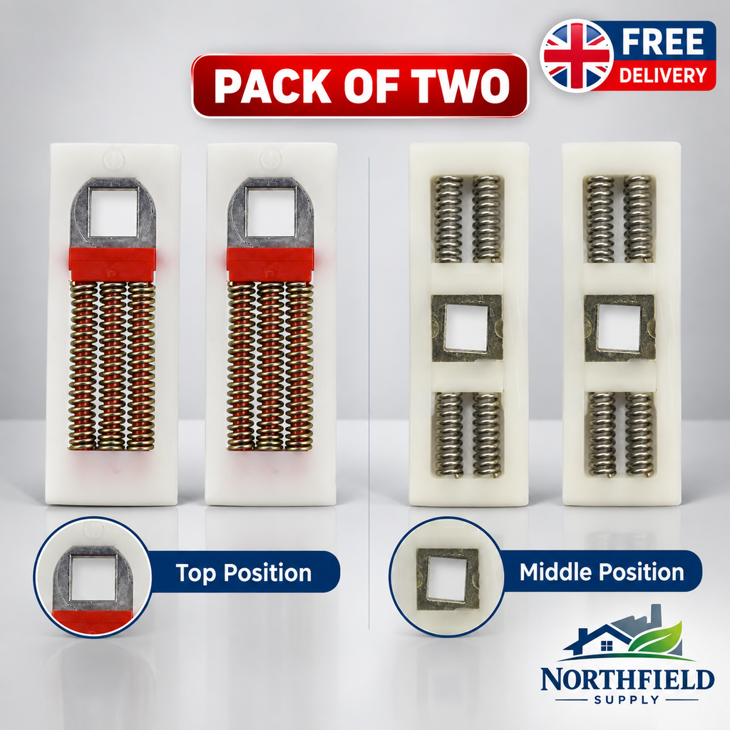 Door Handle Spring Cassette 1 Pair Of Replacement Upvc Double Glazed