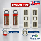 Door Handle Spring Cassette 1 Pair Of Replacement Upvc Double Glazed