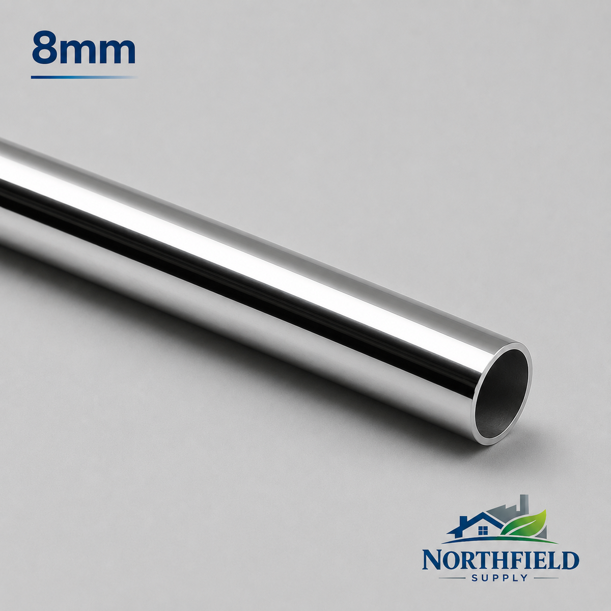 Aluminium Round Tube Pipe 1M 39.37 inches Hollow Metal Tubing Various Sizes