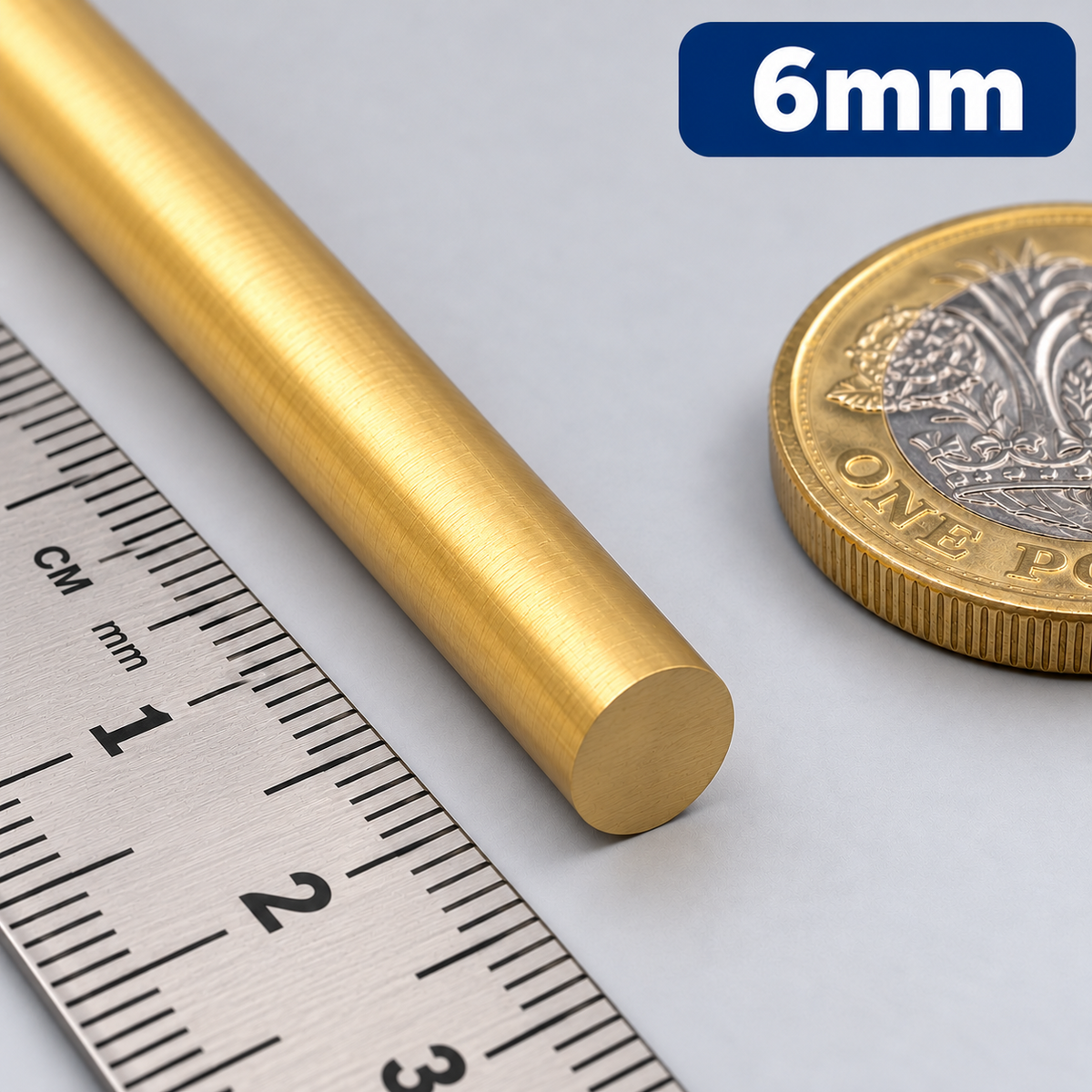 Brass Round Bar Rod CZ121 Solid Brass 2mm 3mm 4mm 5mm 6mm 8mm 10mm 12mm-20mm