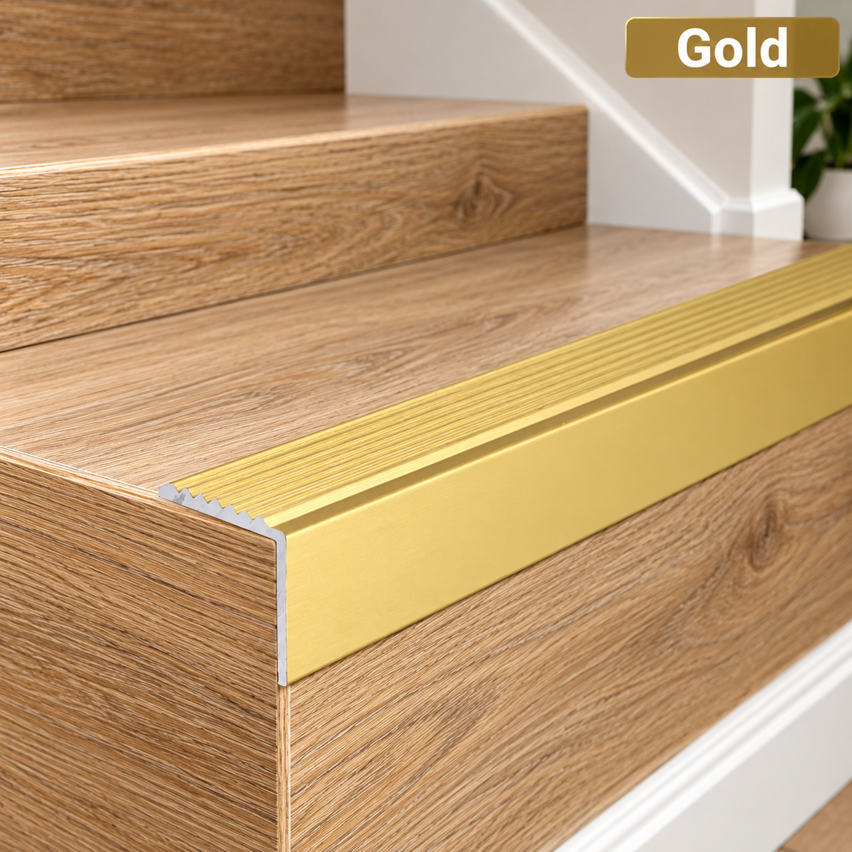 Aluminium Stair Nosing 900mm x 19.5mm x 20mm Anti Slip Stair Edge Trim A30