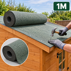 Green Mineral Roofing Felt Shed Roof Sheet Heavy Duty 1m Wide 1m-6m Lengths