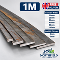Mild Steel Flat Bar Strip Cut to Size 3-10mm Thick 10-100mm Wide Metal Steel 1M