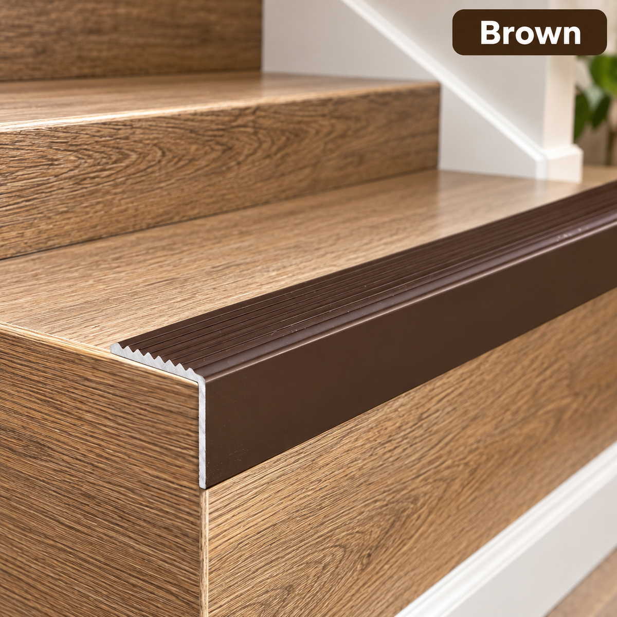 Aluminium Stair Nosing 900mm x 19.5mm x 20mm Anti Slip Stair Edge Trim A30