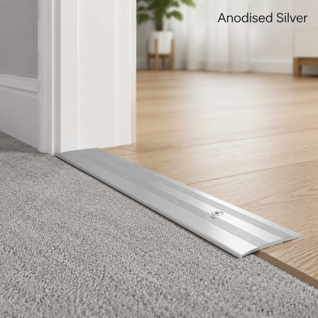 Aluminium Door Threshold Floor Trim 35mm Cover Strip Laminate Tile Bar A08