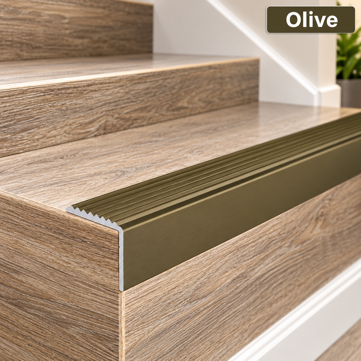 Aluminium Stair Nosing 900mm x 19.5mm x 20mm Anti Slip Stair Edge Trim A30