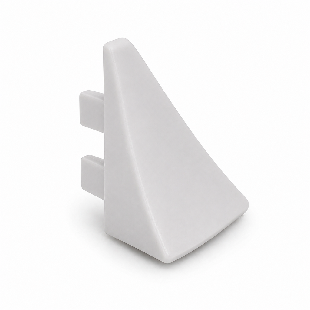 Kitchen Worktop Profile Strip Splashback Edging Trim PVC Seal 3m 23x23mm