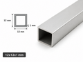 Aluminium Square Box Section Tube 1M Various Sizes Hollow Profile Extrusion