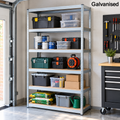5 Tier Heavy Duty Garage Shelving Unit Racking Storage Shelves 180x90x40cm