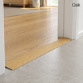 Aluminium Door Threshold Trim 35mm Self Adhesive Wood Effect Flat Bar 0.93M Long