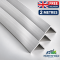 Aluminium Angle Corner Trim 2M L Shape Edge Edging Natural Finish Metal Profile