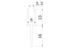 Shower Screen Rubber Bath Seal Door Strip Glass 4 -10mm Gap 7-23mm 900mm Long UK
